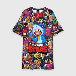 Детское платье BRAWL STARS: LEON SHARK