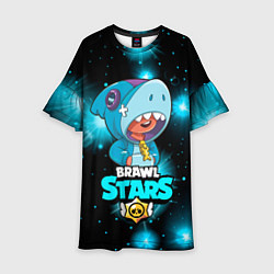 Детское платье Brawl stars leon shark