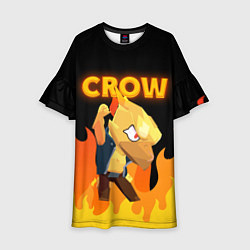 Детское платье BRAWL STARS CROW