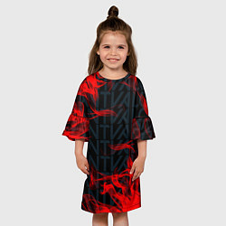 Платье клеш для девочки VALORANT, цвет: 3D-принт — фото 2
