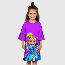 Платье клеш для девочки PIPER, цвет: 3D-принт — фото 2