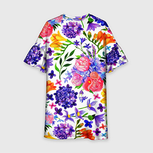 Детское платье Весенняя пора Акварель / 3D-принт – фото 2