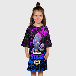 Платье клеш для девочки Brawl Stars TARA, цвет: 3D-принт — фото 2