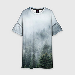 Детское платье Туманный лес