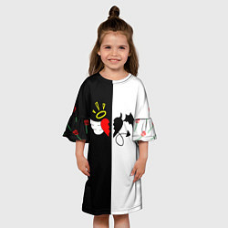 Платье клеш для девочки Добро и зло, Payton Moormeier, цвет: 3D-принт — фото 2