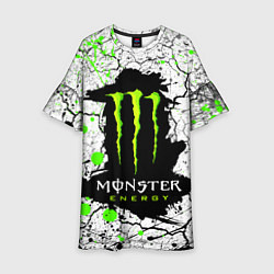 Платье клеш для девочки MONSTER ENERGY Z, цвет: 3D-принт