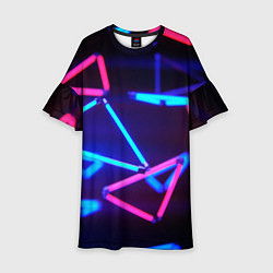 Детское платье ABSTRACTION NEON