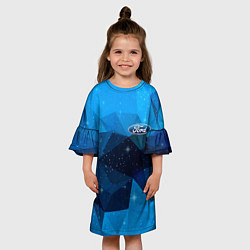 Платье клеш для девочки FORD, цвет: 3D-принт — фото 2