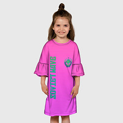 Платье клеш для девочки Sovietwave, цвет: 3D-принт — фото 2