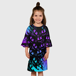 Платье клеш для девочки FORTNITE ФОРНТАЙТ, цвет: 3D-принт — фото 2