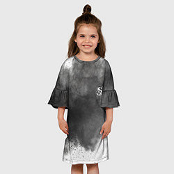 Платье клеш для девочки The umbrella academy Z, цвет: 3D-принт — фото 2