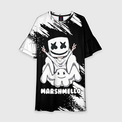 Платье клеш для девочки MARSHMELLO, цвет: 3D-принт