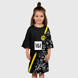 Платье клеш для девочки Dortmund 20202021 ФОРМА, цвет: 3D-принт — фото 2