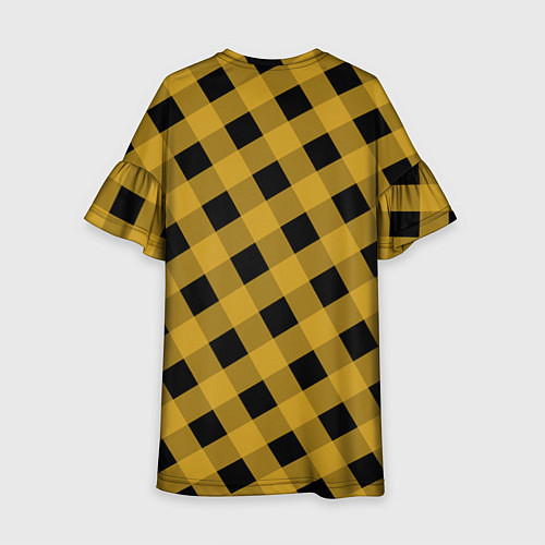 Детское платье Шотландка / 3D-принт – фото 2