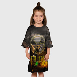 Платье клеш для девочки Stalker 2, цвет: 3D-принт — фото 2