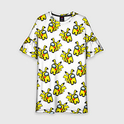 Детское платье Among us Pikachu