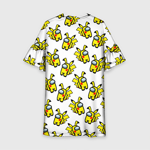 Детское платье Among us Pikachu / 3D-принт – фото 2