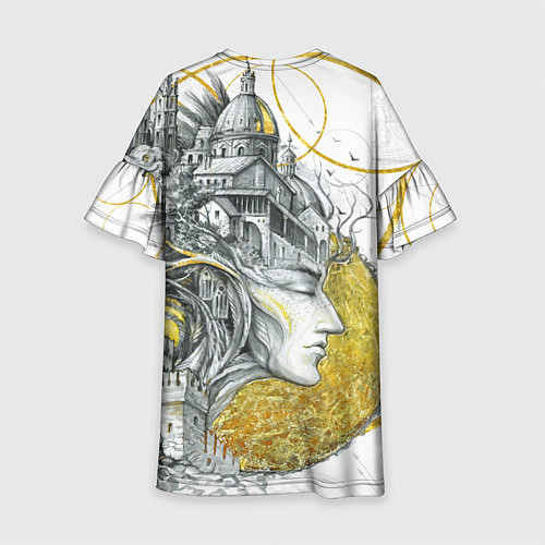 Детское платье Мечты города / 3D-принт – фото 2