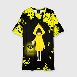 Платье клеш для девочки Little NightmaresШестая, цвет: 3D-принт