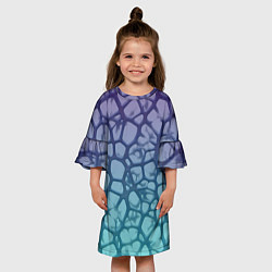 Платье клеш для девочки Тернии, цвет: 3D-принт — фото 2