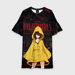 Платье клеш для девочки Little Nightmares 2, цвет: 3D-принт