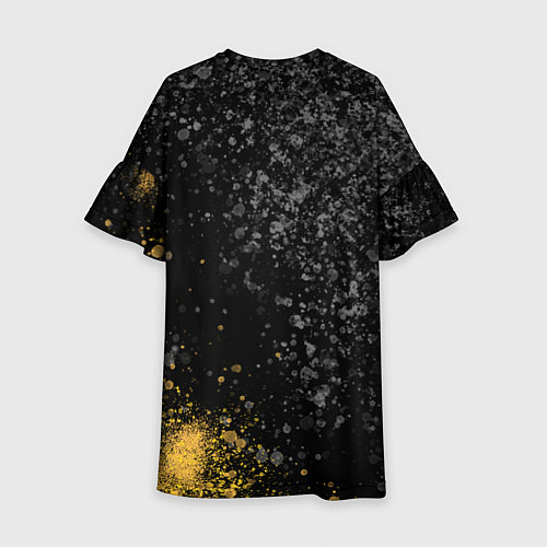 Детское платье Renault Брызги / 3D-принт – фото 2