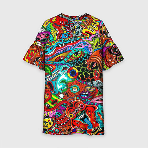 Детское платье Яркая абстракция bright abstraction / 3D-принт – фото 2