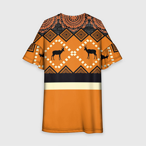 Детское платье Африканский Мотив / 3D-принт – фото 2