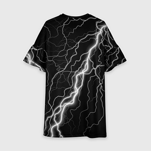 Детское платье Король и Шут: молния / 3D-принт – фото 2