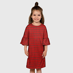 Платье клеш для девочки Килт, цвет: 3D-принт — фото 2