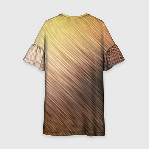 Детское платье Texture Sun Glare / 3D-принт – фото 2