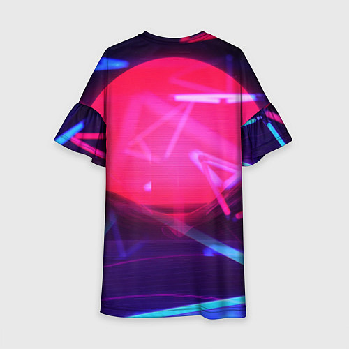 Детское платье IN DA CLUB! / 3D-принт – фото 2