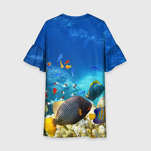 Детское платье Морской мир / 3D-принт – фото 2