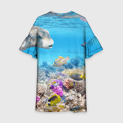 Детское платье Морской мир / 3D-принт – фото 2
