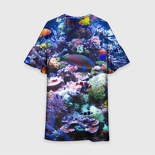 Детское платье Коралловые рыбки / 3D-принт – фото 2