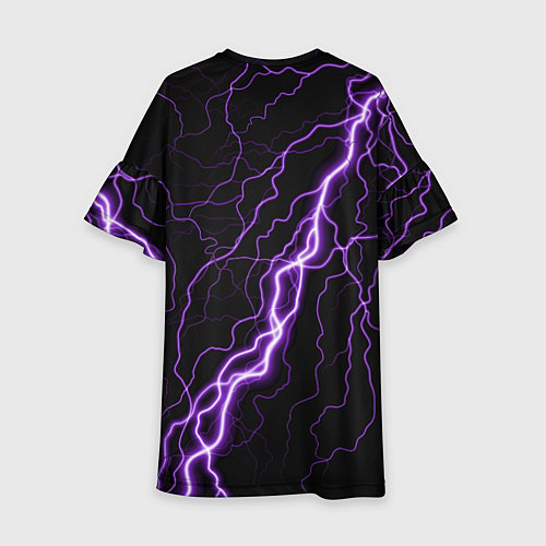 Детское платье Keqing Genshin Impact Молния / 3D-принт – фото 2