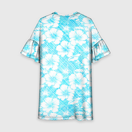 Детское платье Русалочка и цветы / 3D-принт – фото 2