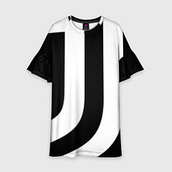 Платье клеш для девочки Juventus J 202122, цвет: 3D-принт