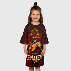 Платье клеш для девочки Zagreus Hades, цвет: 3D-принт — фото 2