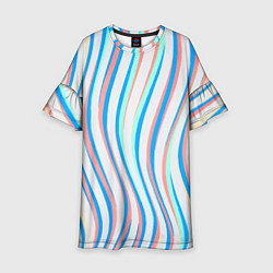 Платье клеш для девочки Морская Лагуна!, цвет: 3D-принт