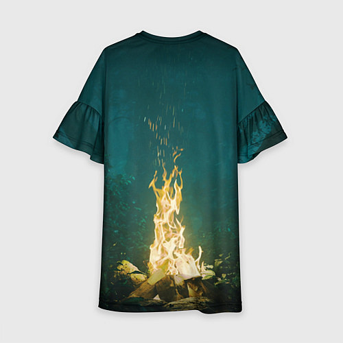 Детское платье НОЧЬ В ИЮЛЕ / 3D-принт – фото 2