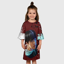 Платье клеш для девочки MX MONSTA X Z, цвет: 3D-принт — фото 2