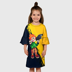 Платье клеш для девочки FNF PICO ПИКО, цвет: 3D-принт — фото 2