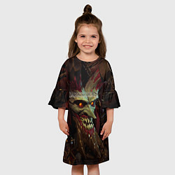 Платье клеш для девочки Darksiders Гнев Войны Z, цвет: 3D-принт — фото 2