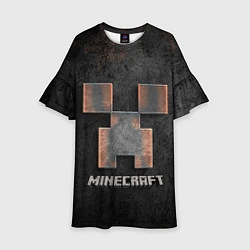 Детское платье MINECRAFT TEXTURE IRON