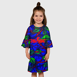 Платье клеш для девочки FAMAS Ghost Insects, цвет: 3D-принт — фото 2