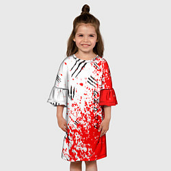 Платье клеш для девочки Ведьмак 2: Убийцы королей, цвет: 3D-принт — фото 2