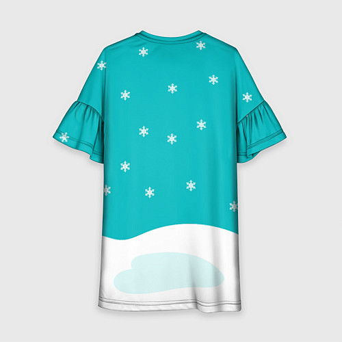 Детское платье Уже новый год? / 3D-принт – фото 2