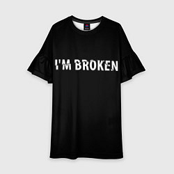 Детское платье Im broken Я сломан