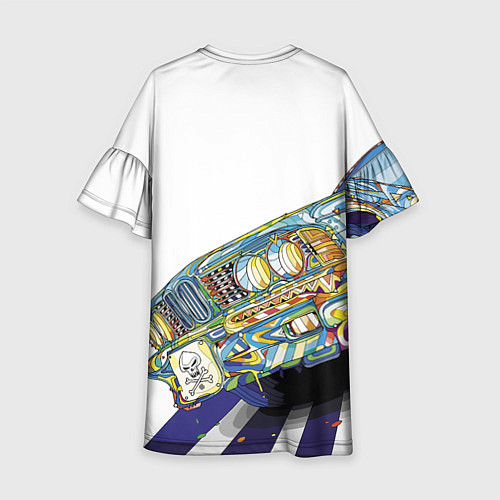 Детское платье Бэха в стиле поп-арт / 3D-принт – фото 2